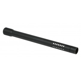 Aluminium and Metal Straight Wand by Johnny Vac - 38 mm x 50 cm - Black