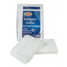 Disposable Dry Dusting Cloth - compatible with Swiffer, Sweeper et Sweeper Vac - Pack of 48 - 1106