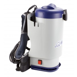 Aspirateur dorsal professionnel - capacité du réservoir 6 L (1,5 gal) - avec accessoires - filtration HEPA - câble d'alimentation de 9 m (30") - bretelles coussinées et ceinturon - Ghibli Wirbel 15883851951