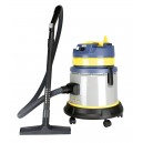 Wet & Dry Commercial Vacuum - Capacity of 5.9 gal (22.5 L) - Electrical Outlet for Power Nozzle - 10' (3 m) Hose - Plastic and Aluminum Wands - Brushes and Accessories Included - IPS  ASDO07362