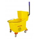 Sidepress Wringer Bucket Combo - 9.4 gal (36 L) - Yellow