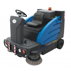 Balai motorisé industriel autoporté Johnny Vac JVC59SWEEPN - 59" (1498 mm) de surface de nettoyage - Batterie et chargeur inclus