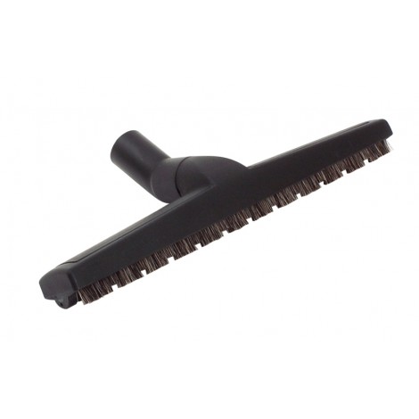 Floor Brush - 15" (38.1 cm) - 1 1/4" (32 mm) - with Wheels - Horsehair - Black - Wessel Werk 31.6 100-50