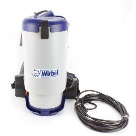 Backpack Vacuum,  Aluminum Wand, HEPA, 30' Power Cable and Harness Wirbel  15883851951 - Refurbished