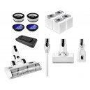 Aspirateur-balai sans fil avec station de recharge - SERENITY - batterie 25.9 V - blanc