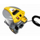 Commercial Canister Vacuum - Johnny Vac - Heavy Duty - On-Board Tools - Paper Bag - Grey & Yellow - Ghibli AS6 D12