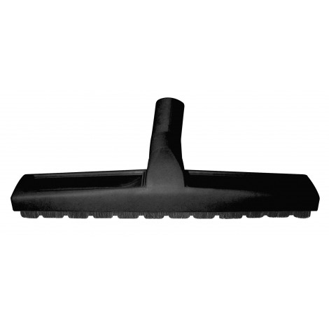 Brosse à plancher - largeur de nettoyage 35,6 cm (14") - avec roues - noire