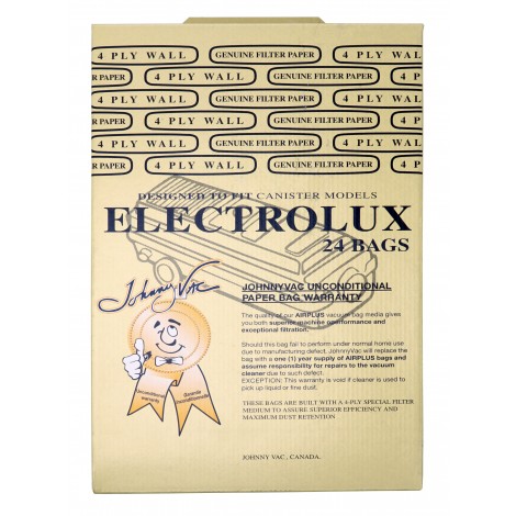 Sac en papier pour aspirateur chariot Electrolux - boîte de 24 sacs - Envirocare 805-24FPJV