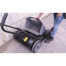 Manual Floor Sweeper - Johnny Vac - 32" (81.3 cm) Cleaning Path -  2 Side Brushes - Tank of 10.5 gal (40 L)