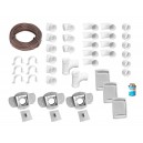 FITTING KIT 3 INLETS CENTRAL WHITE