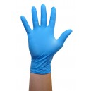 Nitrile Disposable Gloves - Small - 5 mm - Powder-Free - Micro-Textured - Robust - Blue - Aurelia 93896 - Box of 100