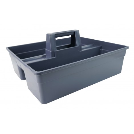 Plastic Caddy for Cleaning Products - Grey