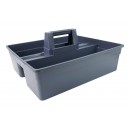 Plastic Caddy for Cleaning Products - Grey