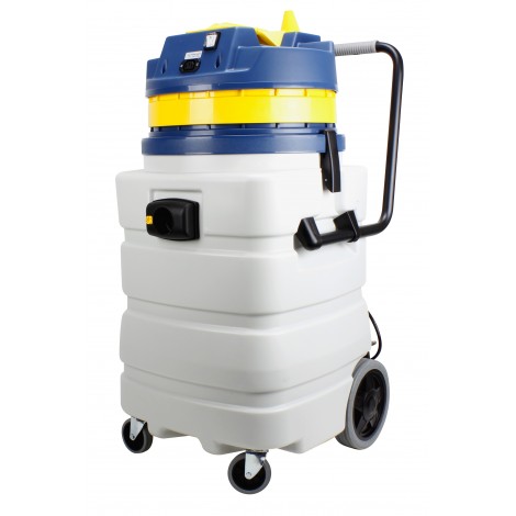 Heavy Duty Wet & Dry Commercial Vacuum - Capacity of 22.5 gal (85 L) - Electrical Outlet - 10' (3 m) Hose - Plastic and Aluminum Wands - Brushes and Accessories Included - IPS ASDO07417