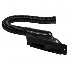 PORTE POSSIERE AUTOMATIQUE NOIR AVEC KIT D'INSTALLATION