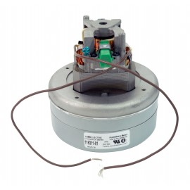 Thru-Flow Vacuum Motor - 5.7" dia - 2 Fans - 120 V - 8.3 A - 245 Airwatts - 93.7"  Water Lift - 95 CFM - Lamb / Ametek  116311-01 (B)