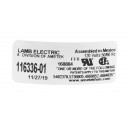 Moteur pour aspirateur "Bypass" - dia 5,7" - 2 ventilateurs - 120 V - 8 A - 916 W - 274 watts-air - levée d'eau 84,3" - CFM (pi3/min) 94 - Lamb / Ametek 116336-01 (B)