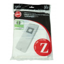 Sac microfilltre pour aspirateur Hoover type Z - paquet de 3 sacs - 43655111