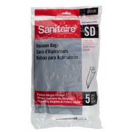 Paper Bag for Sanitaire Type SD Models S9120, SC9150 and SC9180 Vacuum - Pack of 5 Bags - 63262-B