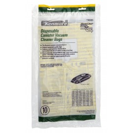 Paper Bag for Kenmore Canister Vacuum for Many Models - Pack of 10 Bags