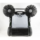 Manual Floor Sweeper - Johnny Vac - 32" (81.3 cm) Cleaning Path -  2 Side Brushes - Tank of 10.5 gal (40 L) - JV320