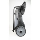 Manual Floor Sweeper - Johnny Vac - 32" (81.3 cm) Cleaning Path -  2 Side Brushes - Tank of 10.5 gal (40 L) - JV320
