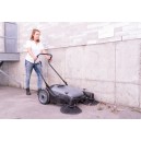Manual Floor Sweeper - Johnny Vac - 32" (81.3 cm) Cleaning Path -  2 Side Brushes - Tank of 10.5 gal (40 L) - JV320