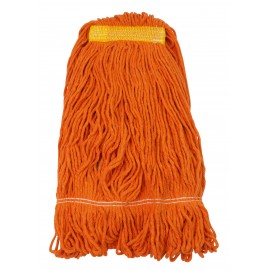 Synthetic String Mop Replacement Head - Large (24 oz / 680 g) - Orange