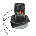 Tangential Vacuum Motor - 5.7" dia - 2 Fans - 120V - Epoxy Paint - Lamb / Ametek 116472-13 (S) **