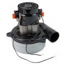 Tangential Vacuum Motor - 5.7" dia - 2 Fans - 120V - Epoxy Paint - Lamb / Ametek 116472-13 (S) **