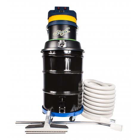 Wet & Dry Commercial Vacuum - 2 Motors - Capacity of 45 Gal (171 L) - with Accessories & Trolley - 30' (9 m) Power Cord