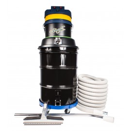 Wet & Dry Commercial Vacuum - 3 Motors - Capacity of 45 Gal (171 L) - with Accessories & Trolley - 50' (15 m) Power Cord