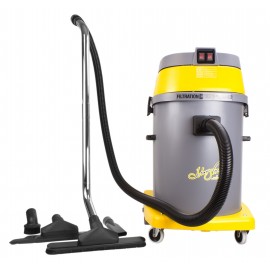 HEPA Certified Commercial Vacuum - 15 gal (57 L) Capacity - 10' (3 m) Hose - Metal Wands - Brushes and Accessories Included - Ghibli