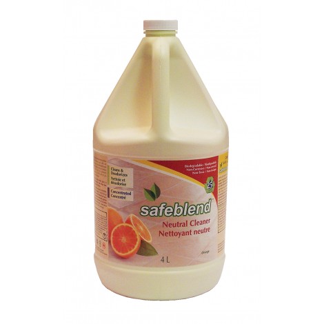 Nettoyant neutre - concentré - orange - 4 L (1,06 gal) - Safeblend   NCOR G04