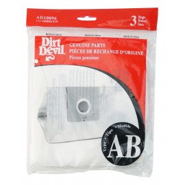 Sac en papier pour aspirateur Dirt Devil type AB - paquet de 3 sacs - 440001018