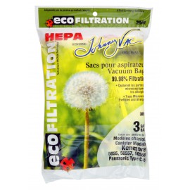 HEPA Microfilter Bag for Kenmore Models 5055, 50557, 50558 and Panasonic C-5 Type Vacuum - Pack of 3 Bags - Envirocare A137JV