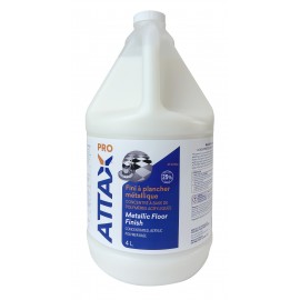 Fini à plancher métallique (concentré à base de polymères acryliques 25%) -  4 L (1,06 gal) - Attax ® Pro