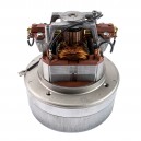 Thru-Flow Vacuum Motor - 5.7" dia - 2 Fans - 120 V - 9 A - 850W - 300 Airwatts - 80" Water Lift - 100" CFM - Domel 496.3.446
