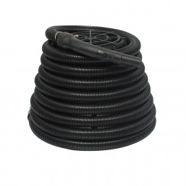 BOYAUX 60' NOIR POIGNEE PLASTIQUE COMPLET