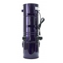 Ensemble d'aspirateur central - Boyau 35' (10 m) avec interrupteur marche/arrêt - Balai à air et brosse à plancher 12" (30 cm) - Mini balai à air et outils multiples - noirs - Manchon télescopique