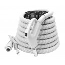 Central Vacuum Kit - 35' (10 m) Hose with On/Off Switch - Lindhaus Power Nozzle - Multiple Brushes