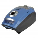 Aspirateur chariot - Johnny Vac Silenzio - filtration HEPA - sac HEPA - manchon télescopique - ensemble de brosses - bleu