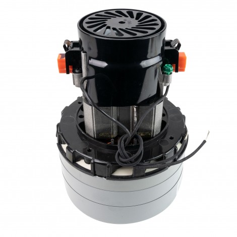 Moteur pour aspirateur - dia 5,7" - 3 ventilateurs - 120 V - 11,2 A - 1292 W - 382 watts-air - levée d'eau 119,3" - CFM (pi3/min) 100 - peinture epoxy - Lamb/Ametek 116764-13 (S)