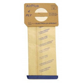 Paper Vacuum Bag for Electrolux Discovery Prolux - Style U AirPlus - Box of 100 Bags - Bulk - 138FPC*