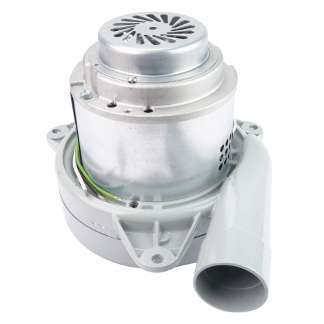 Tangential Vacuum Motor - 7.2" dia - 2 Fans - 120 V - 12.7 A - 1405 W - 392 Airwatts - 110.1" Water Lift - 105.4 CFM - Epoxy Paint - Lamb / Ametek 115937 (S)