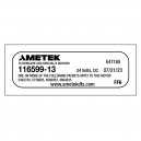 MOTEUR AMETEK 24V 2 FANS PERIPHERIQUE 5.7''