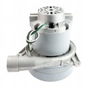 Moteur pour aspirateur tangentiel - dia 7,2" - 3 ventilateurs - 120 V - 14,4 A - 1605 W - 530 watts-air - levée d'eau 145,9" - CFM (pi3/min) 102,5 - Lamb/Ametek 11750012(b)