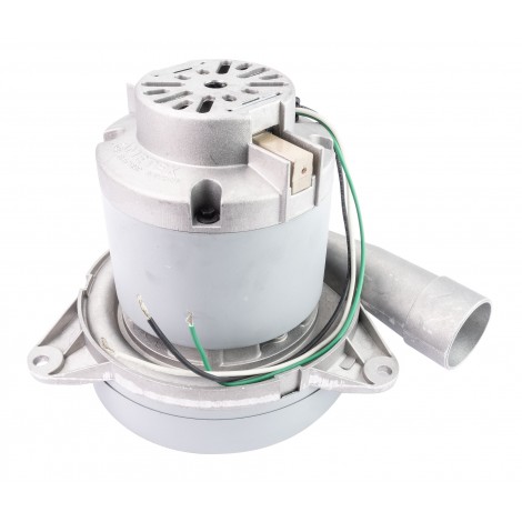 Tangential Vacuum Motor - 7.2" dia - 2 Fans - 120 V - 14.8 A - 1675 W - 484 Airwatts - 125.4" Water Lift - 114.8 CFM - Lamb / Ametek 117549-12(S)