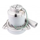 Tangential Vacuum Motor - 7.2" dia - 2 Fans - 120 V - 14.8 A - 1675 W - 484 Airwatts - 125.4" Water Lift - 114.8 CFM - Lamb / Ametek 117549-12(S)