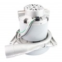 Tangential Vacuum Motor - 7.2" dia - 2 Fans - 120 V - 14.8 A - 1675 W - 484 Airwatts - 125.4" Water Lift - 114.8 CFM - Lamb / Ametek 117549-12(S)